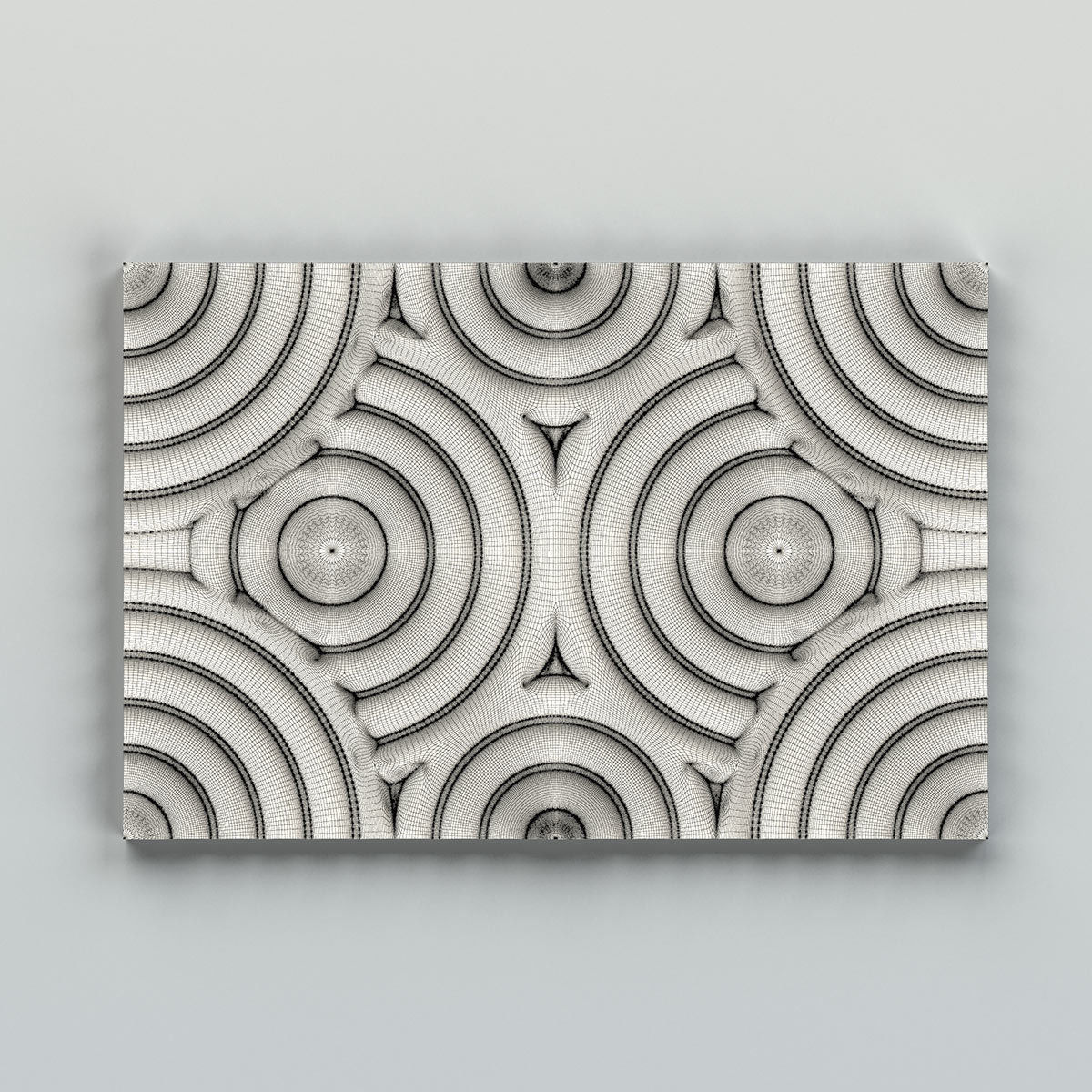 Wall panel 026 3D model_6