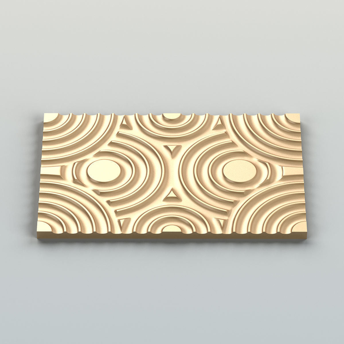 Wall panel 026 3D model_3