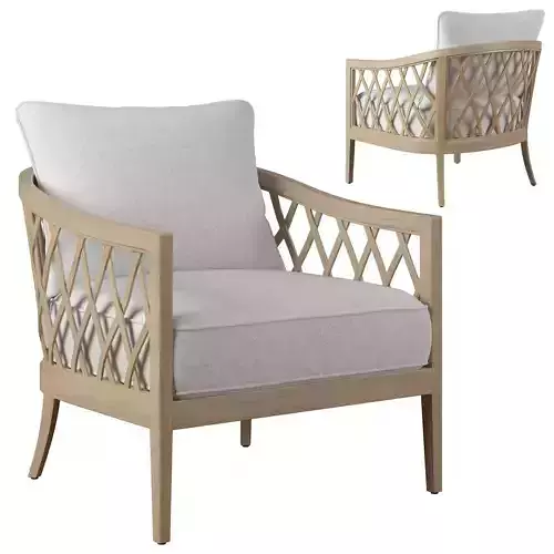 RH GREYSTONE TEAK LOUNGE CHAIR