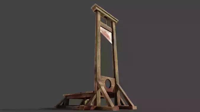 Medieval Guillotine Game Ready PBR