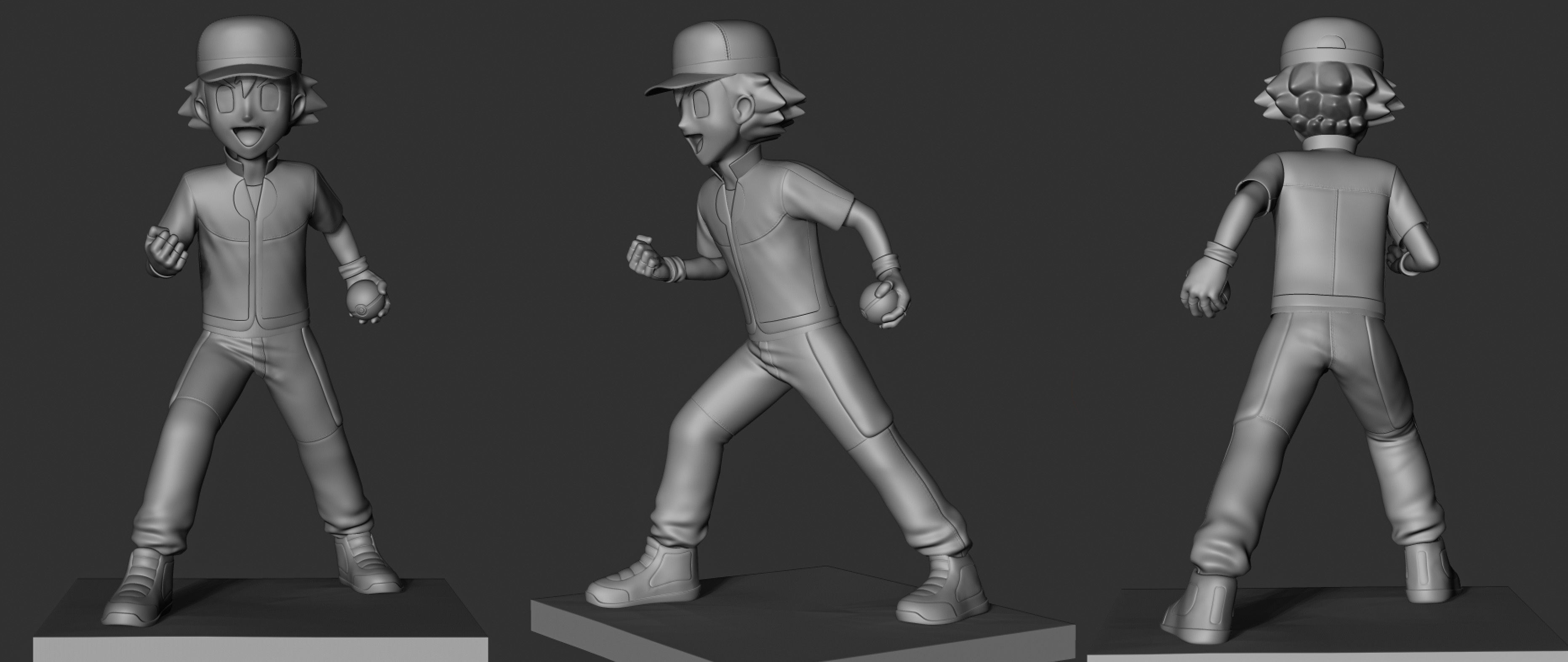 Pokemon - Ash Ketchum 3D print model_14