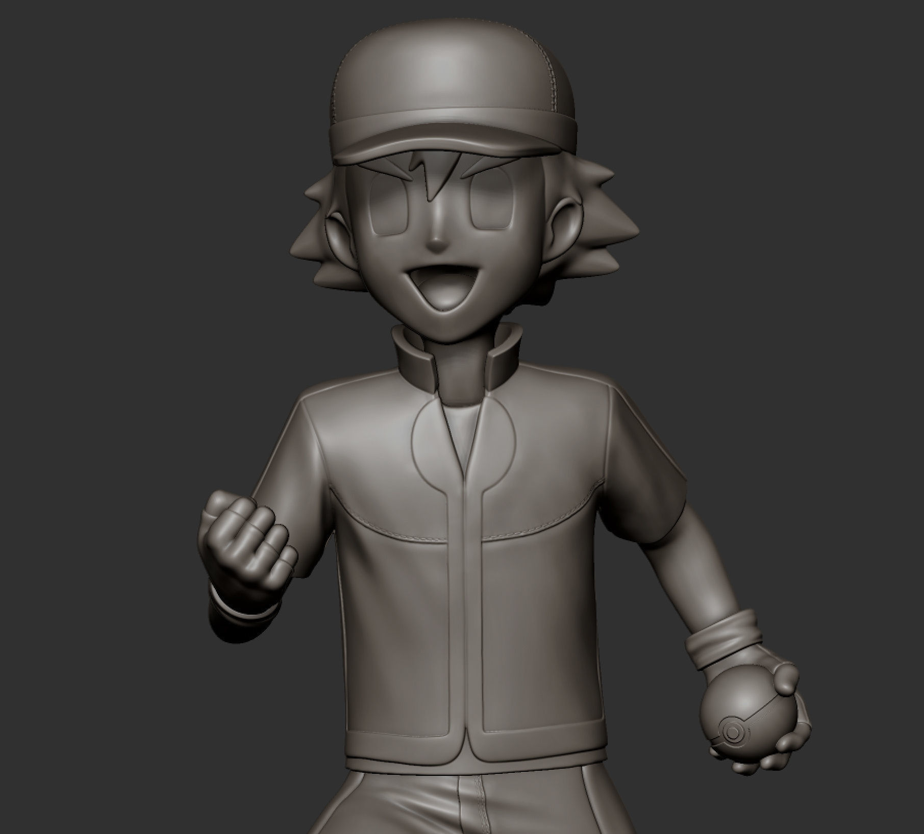 Pokemon - Ash Ketchum 3D print model_3