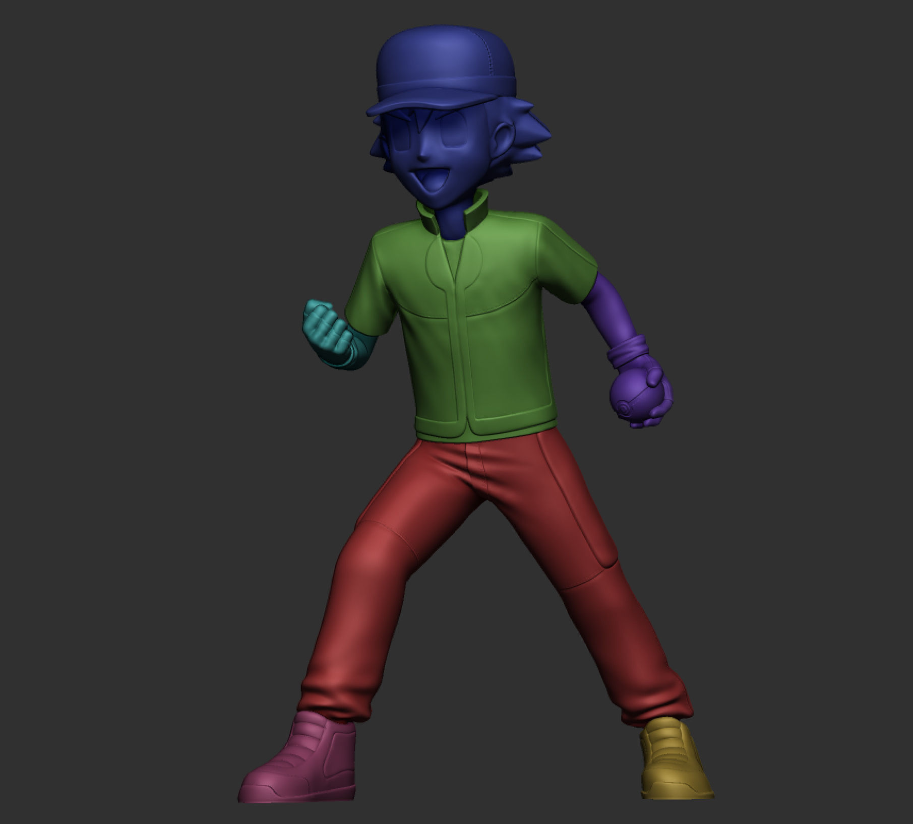 Pokemon - Ash Ketchum 3D print model_4