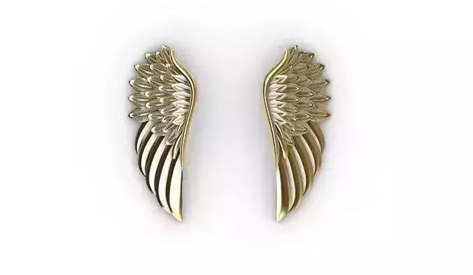040 - Wing Pendant Paired 3D print model