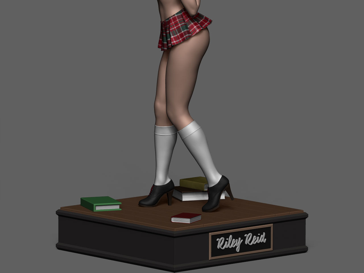 Riley Reid NSFW 3D print model_37