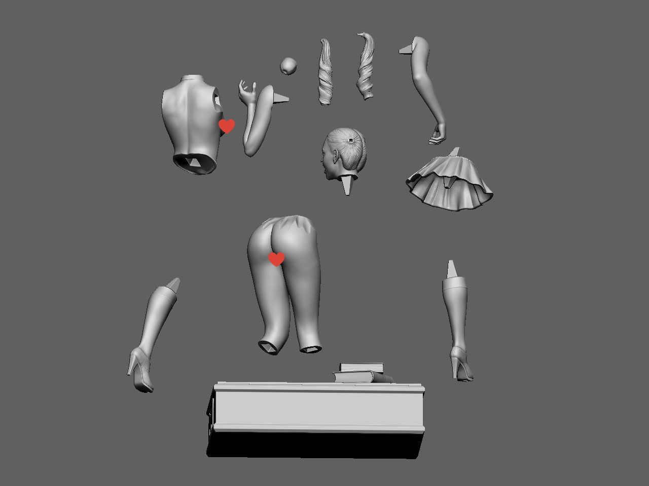 Riley Reid NSFW 3D print model_64