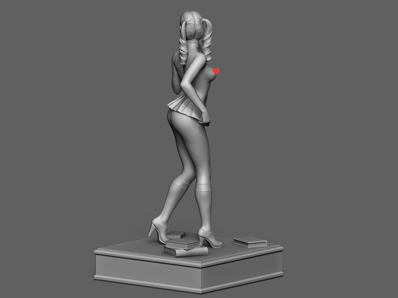 Riley Reid NSFW 3D print model_7