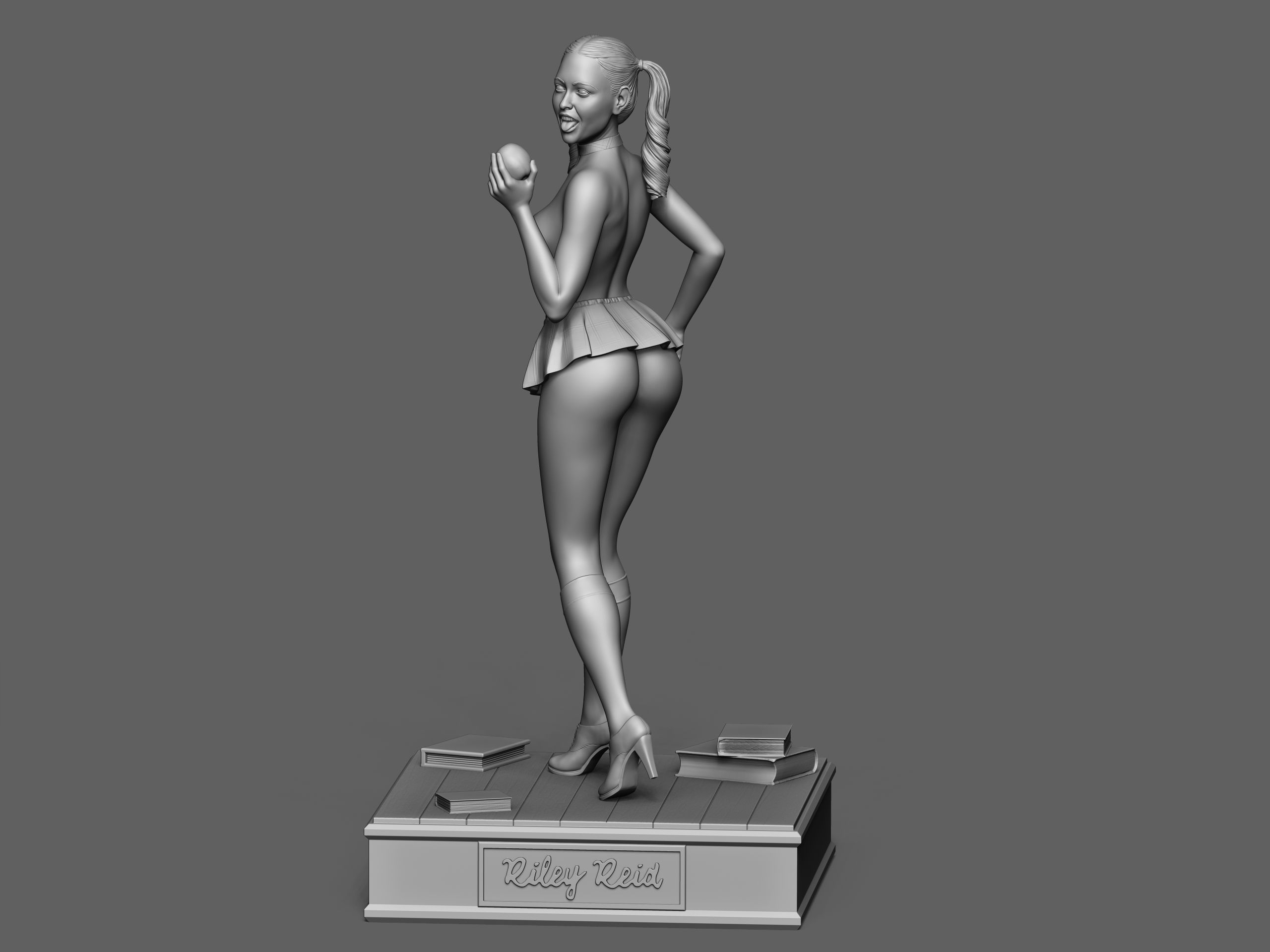Riley Reid NSFW 3D print model_1