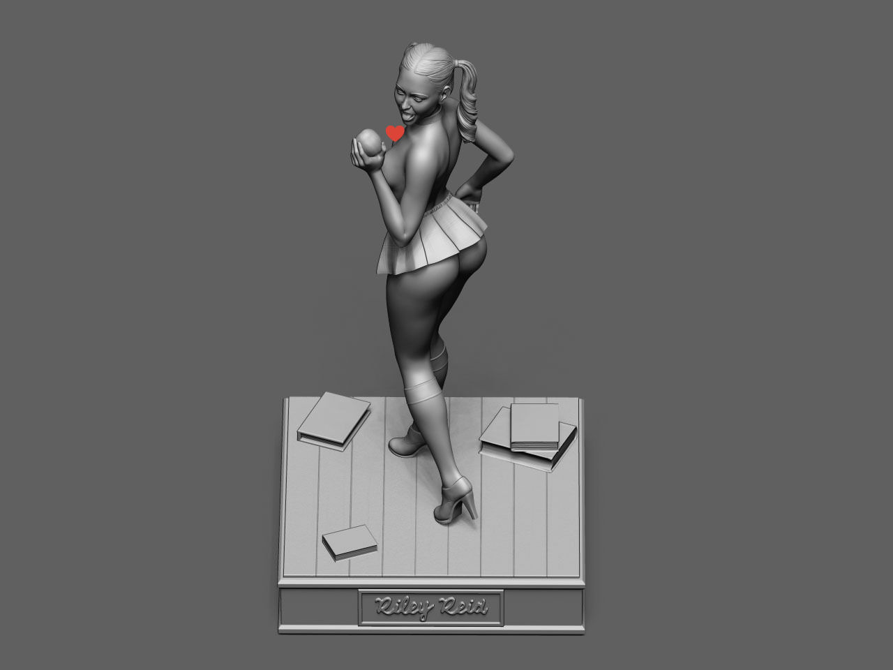 Riley Reid NSFW 3D print model_40