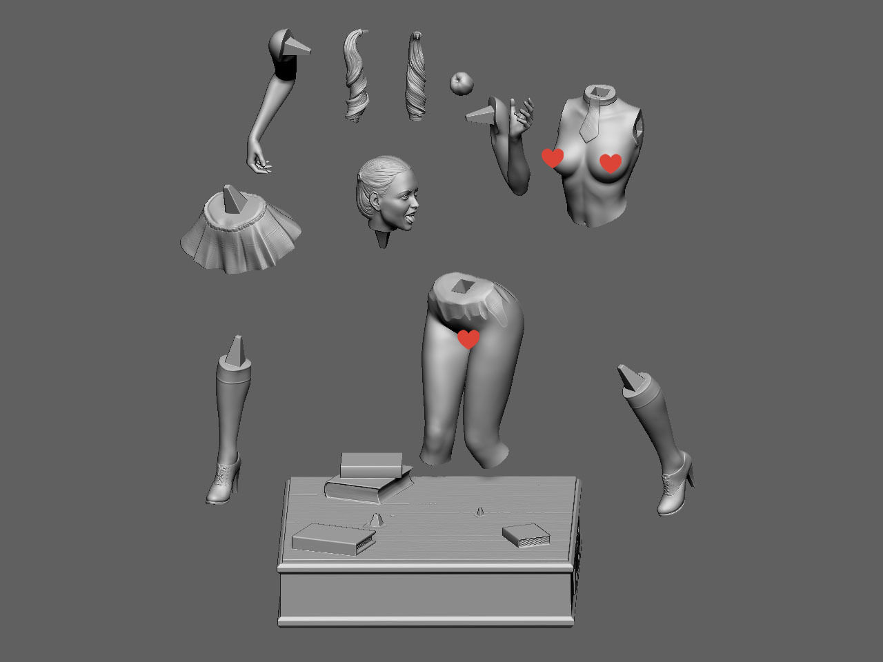 Riley Reid NSFW 3D print model_63