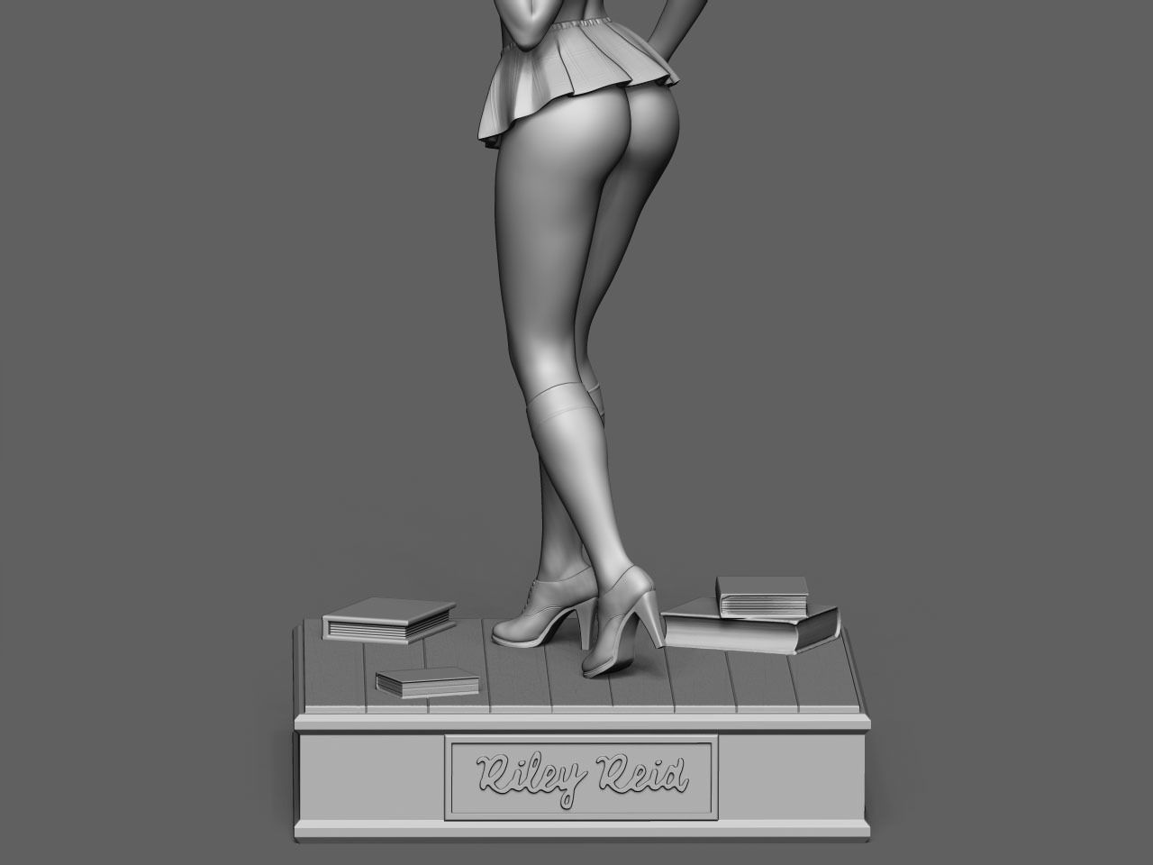 Riley Reid NSFW 3D print model_24