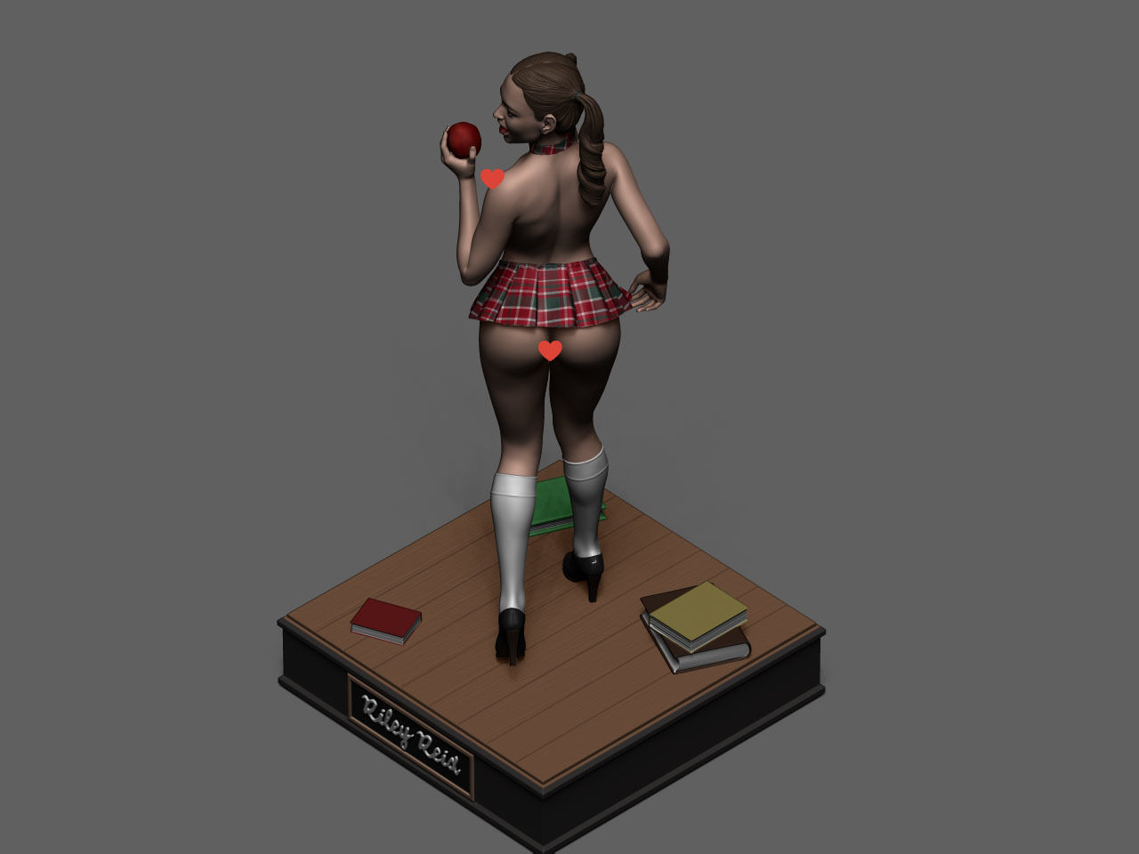 Riley Reid NSFW 3D print model_41