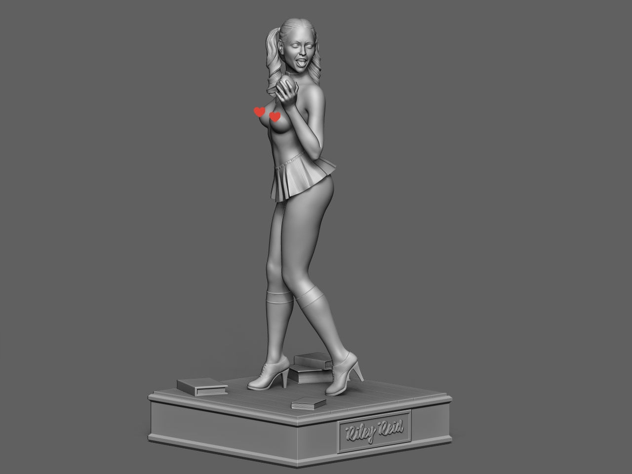 Riley Reid NSFW 3D print model_15