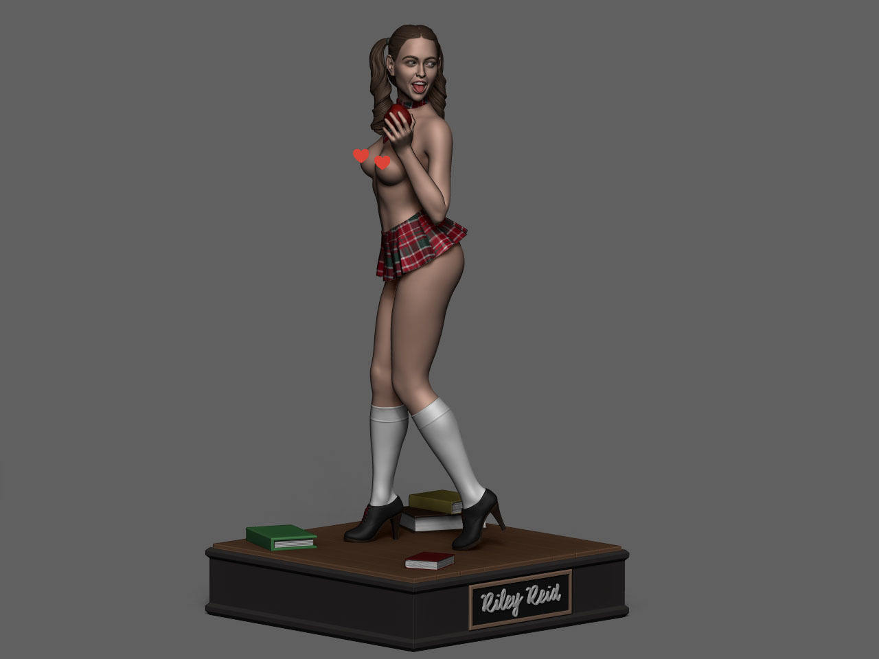 Riley Reid NSFW 3D print model_14