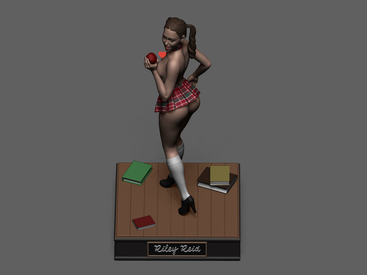 Riley Reid NSFW 3D print model_39