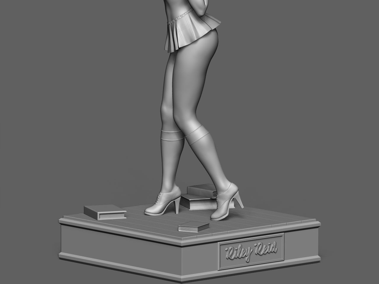 Riley Reid NSFW 3D print model_38