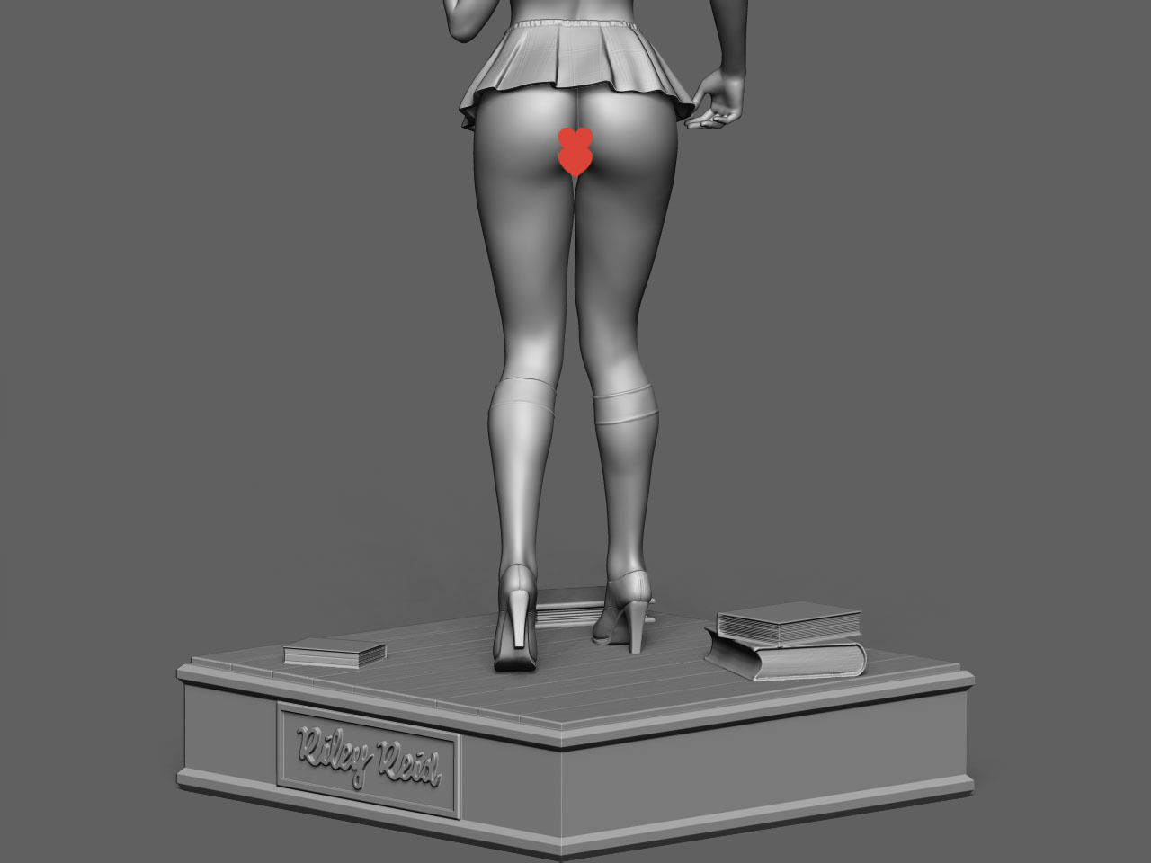 Riley Reid NSFW 3D print model_26