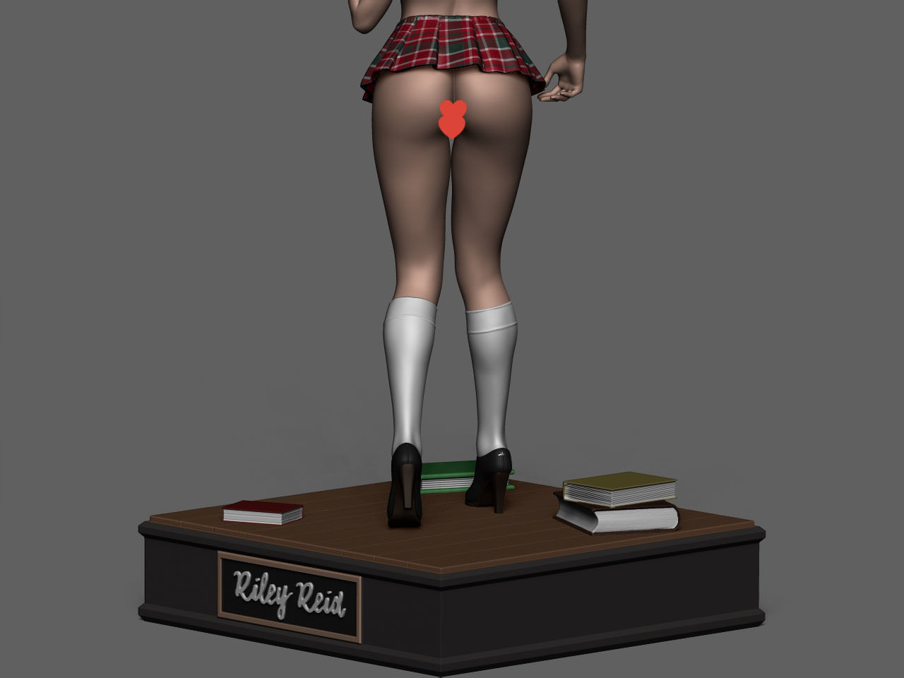 Riley Reid NSFW 3D print model_25