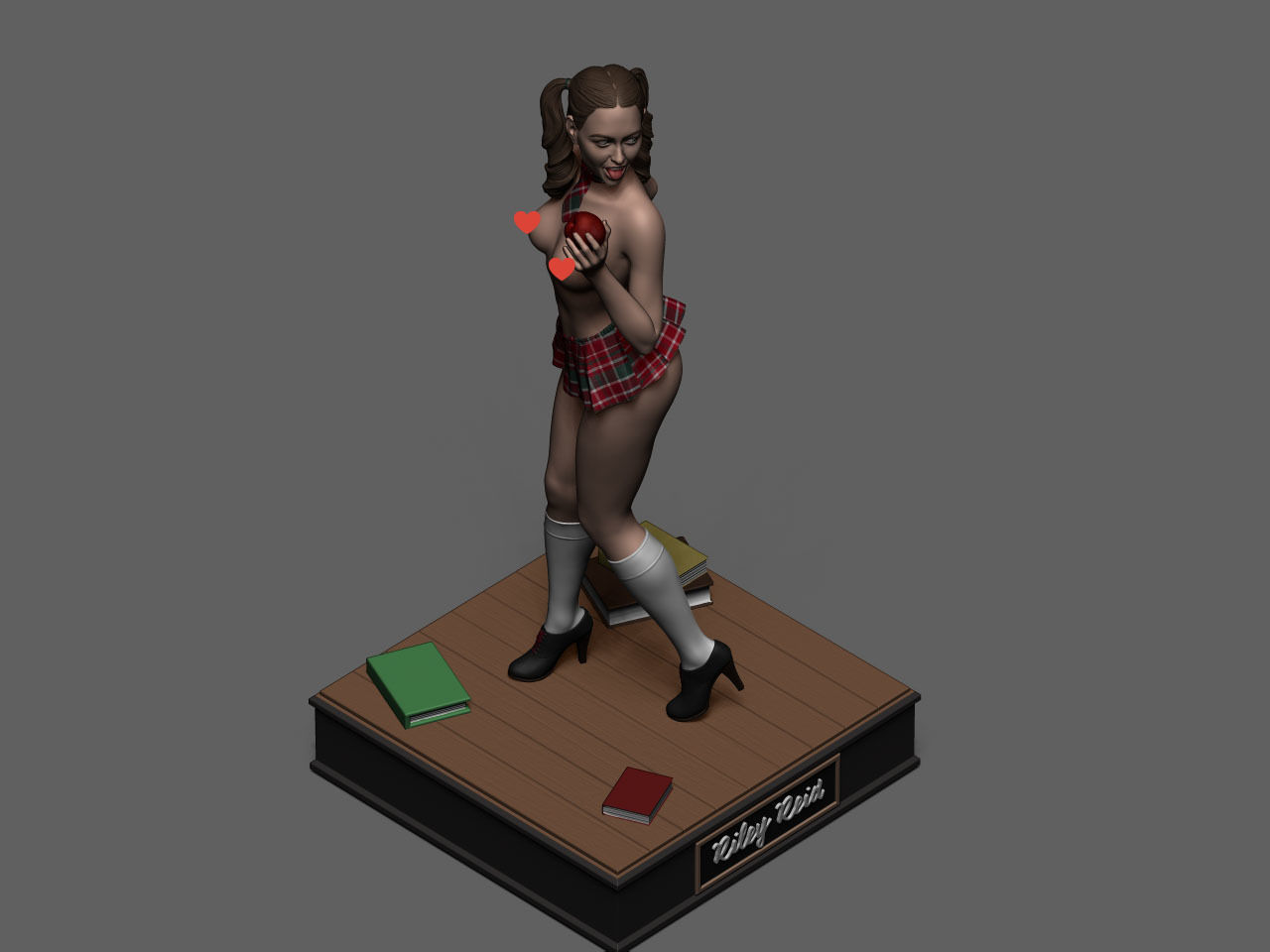 Riley Reid NSFW 3D print model_53