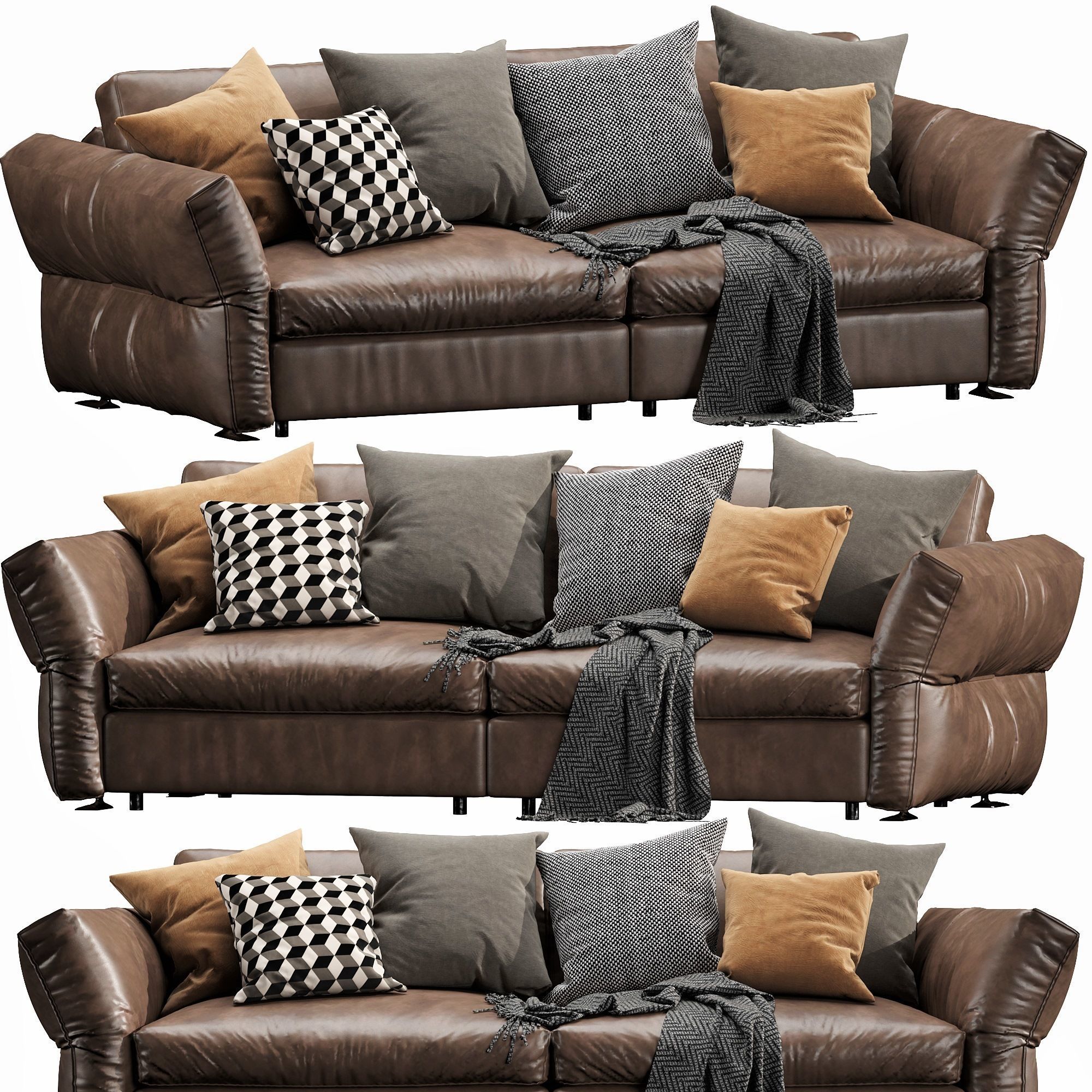 Flexform newbridge 3D model_3