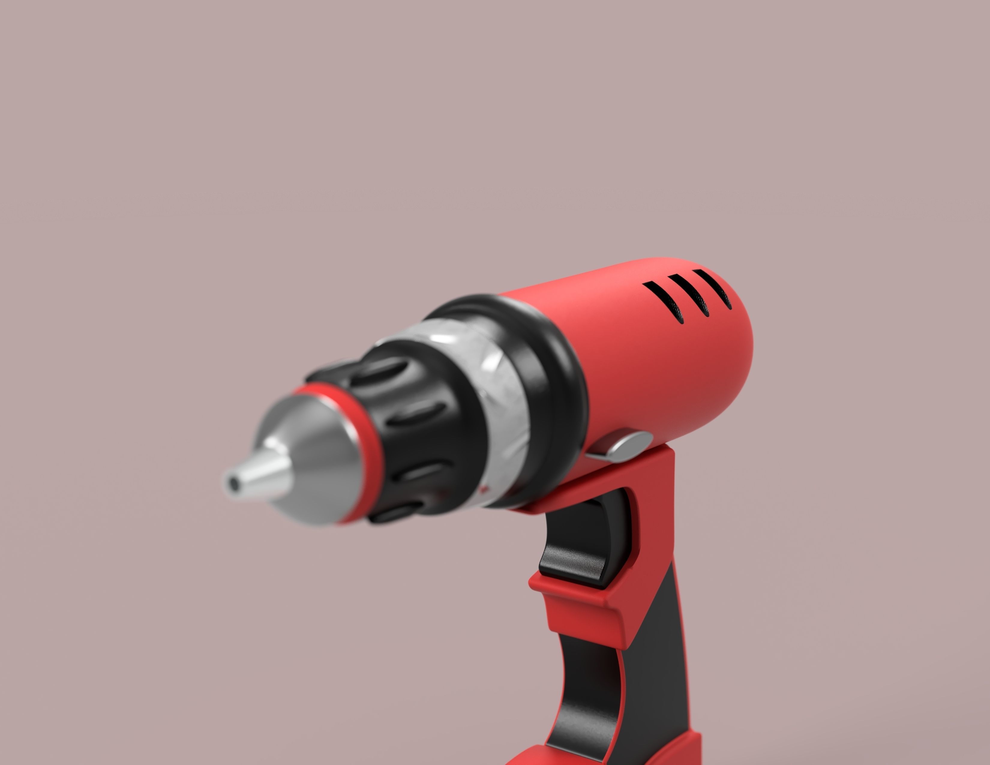 Drilling Machine 3D model_1