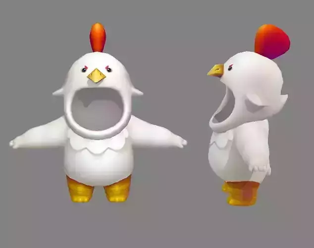 Cartoon chick costume