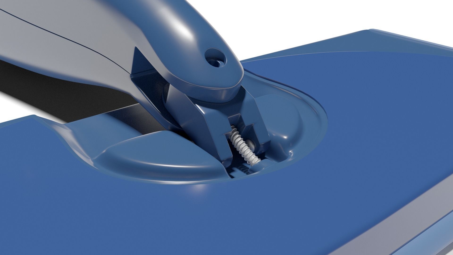 Hard floor mop High Poly Low Poly Low-poly 3D model_3