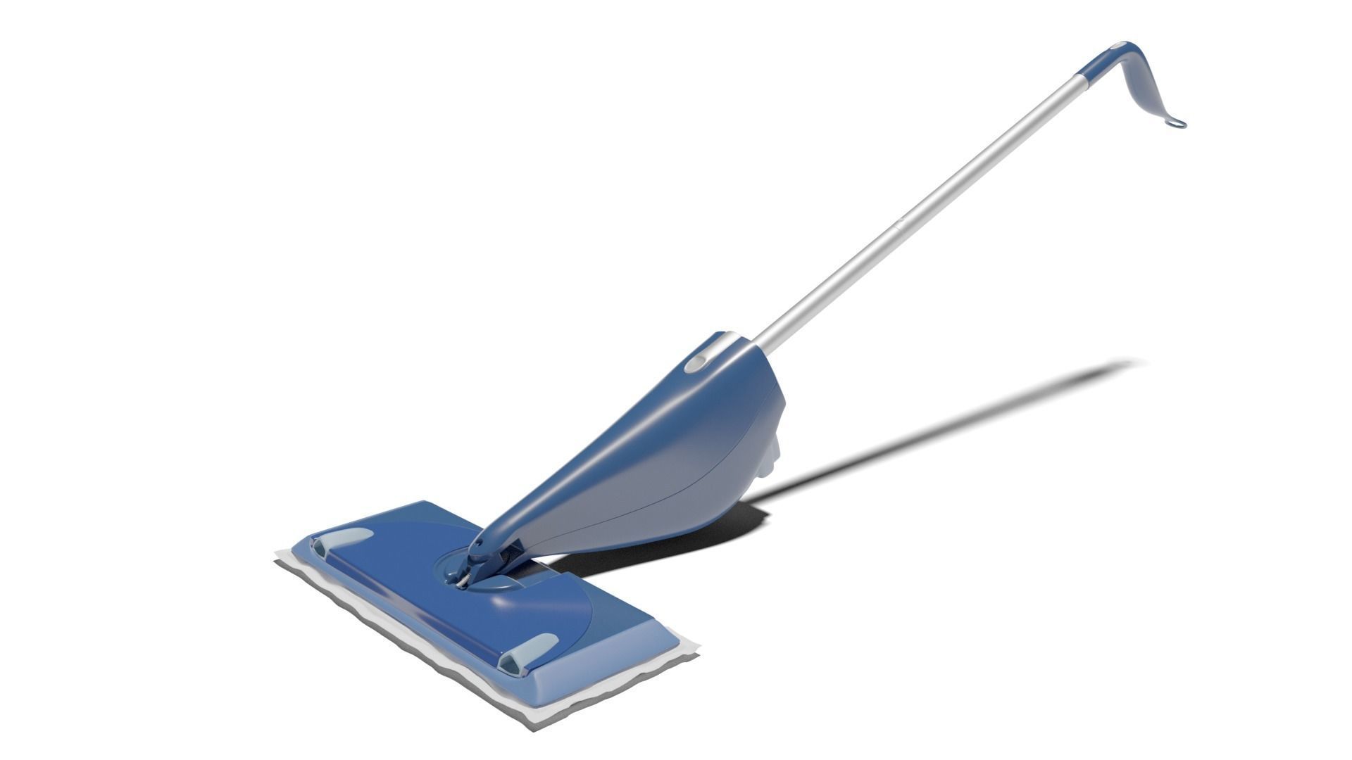 Hard floor mop High Poly Low Poly Low-poly 3D model_2