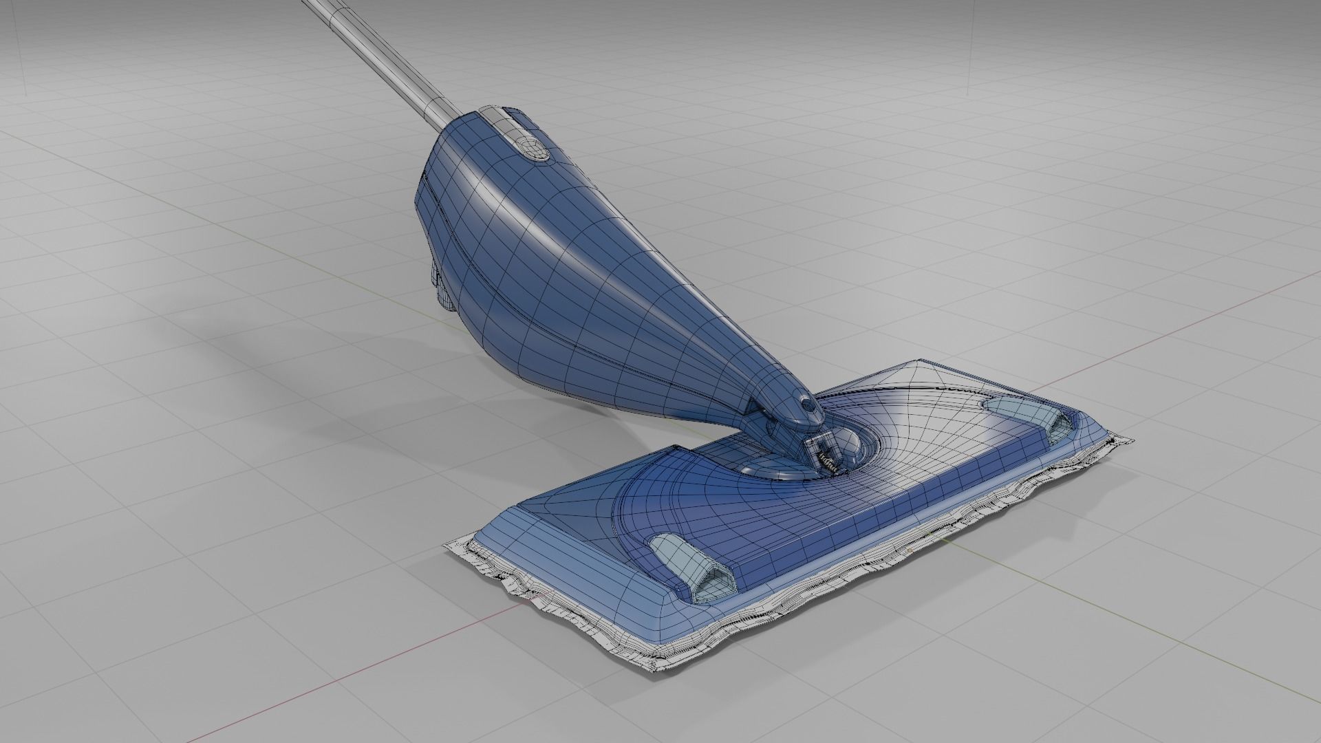 Hard floor mop High Poly Low Poly Low-poly 3D model_17
