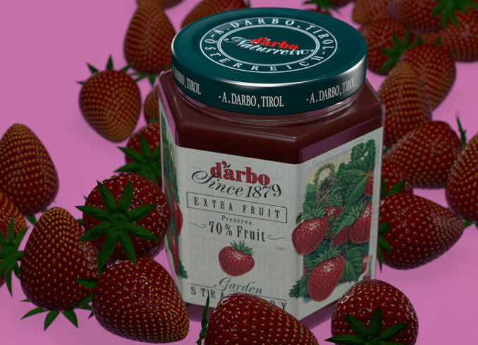 DARBO STRAWBERRY JAM 3D model