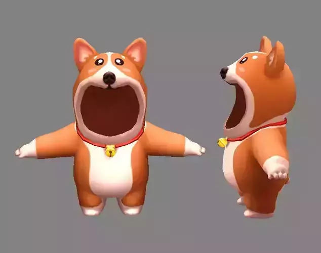 Cartoon puppy costume