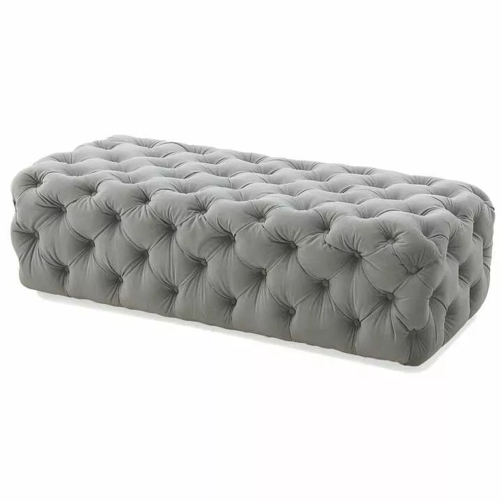 3D furniture model tufted ottoman 3D model