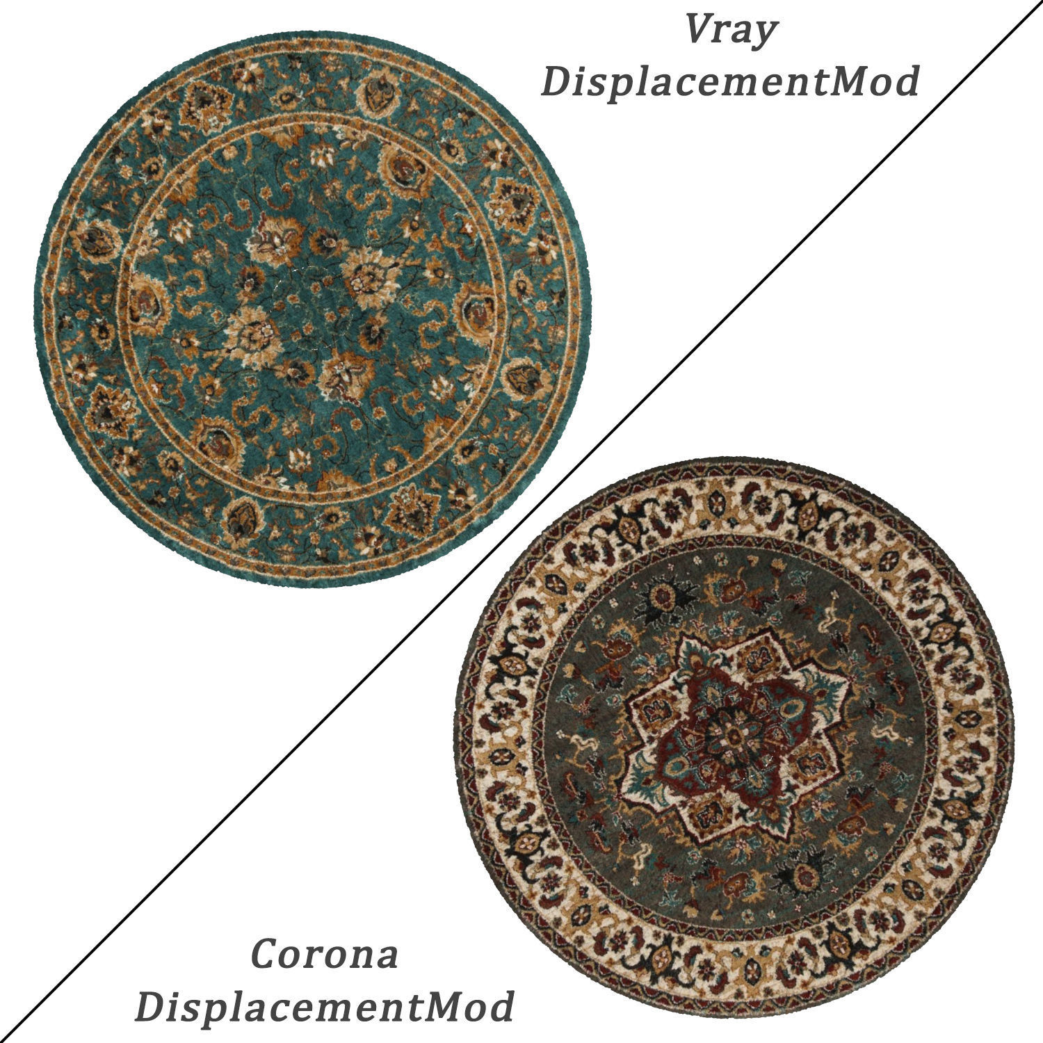 Round Rug Set 287 3D model_1