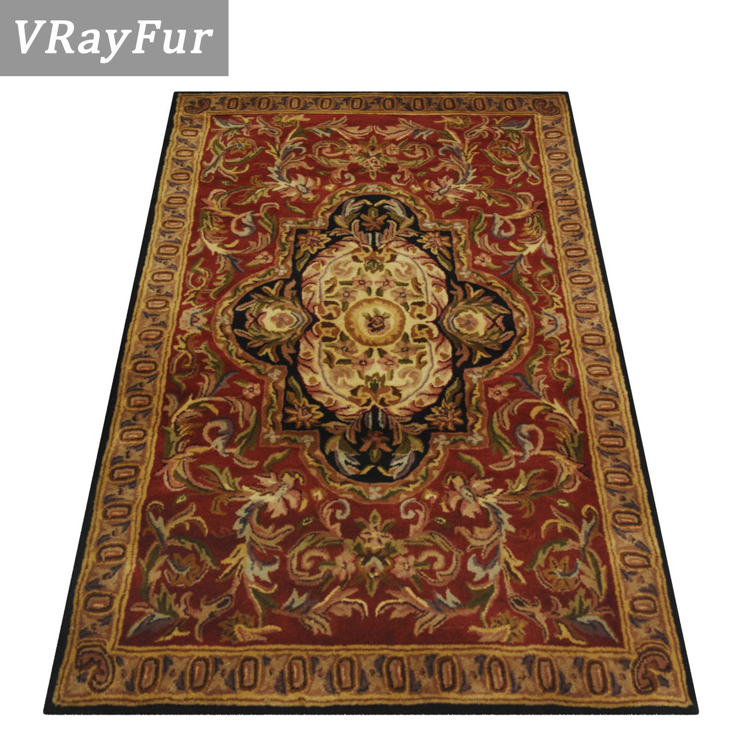 Rug Set 2392 3D model_2
