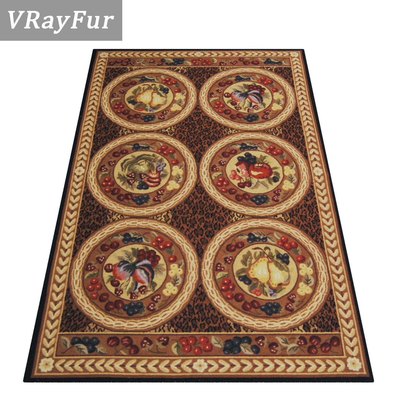 Rug Set 2393 3D model_2