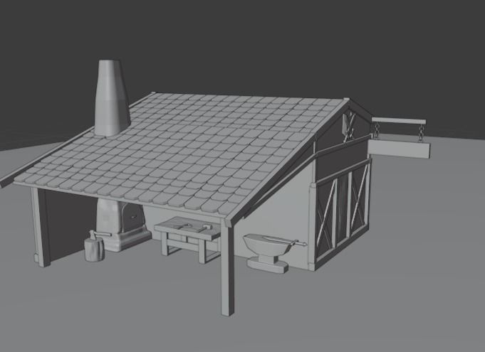  Smithy or Forge 3D print model_1