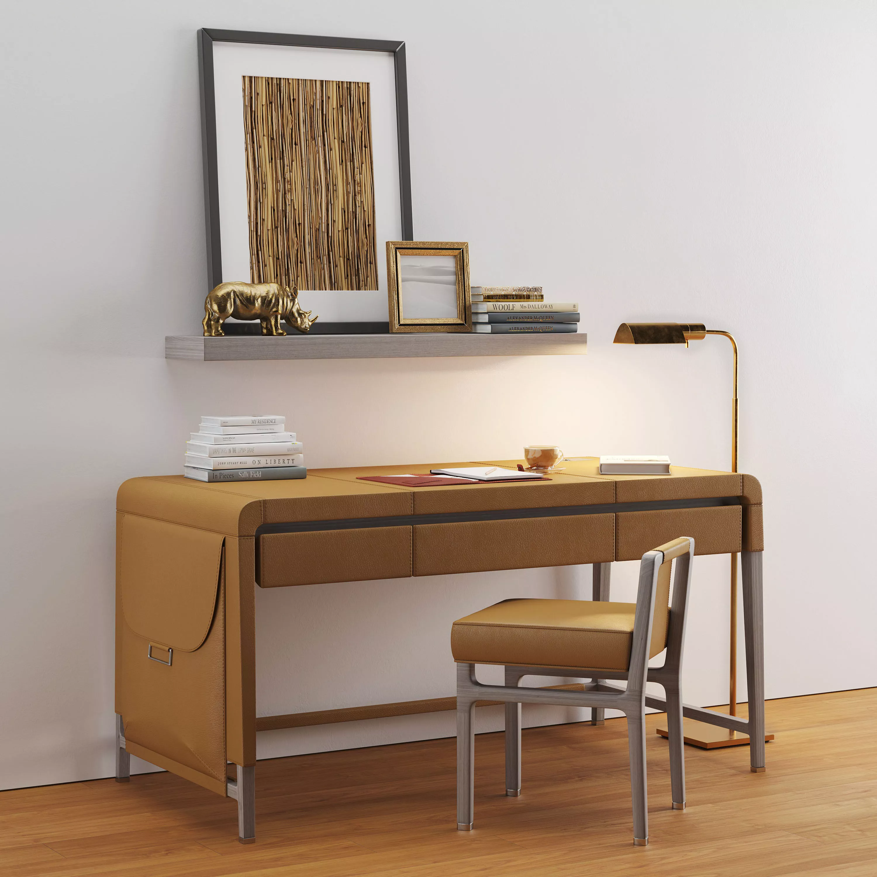 Workplace 01 3D model | CGTrader