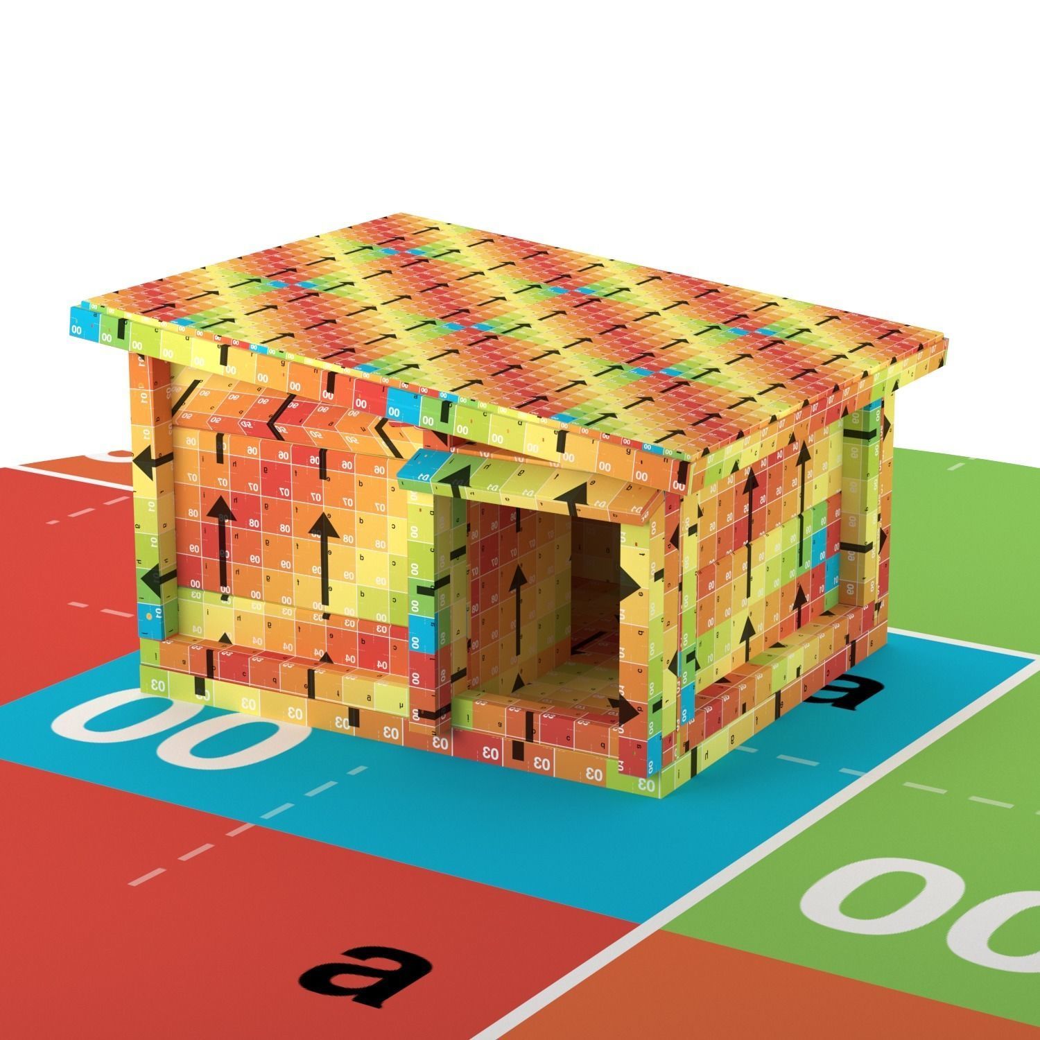 Hedgehog House 3D model_6