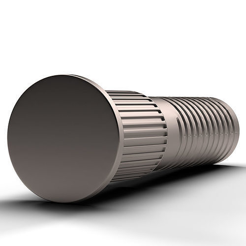 Dome Head Screw Low-poly 3D model