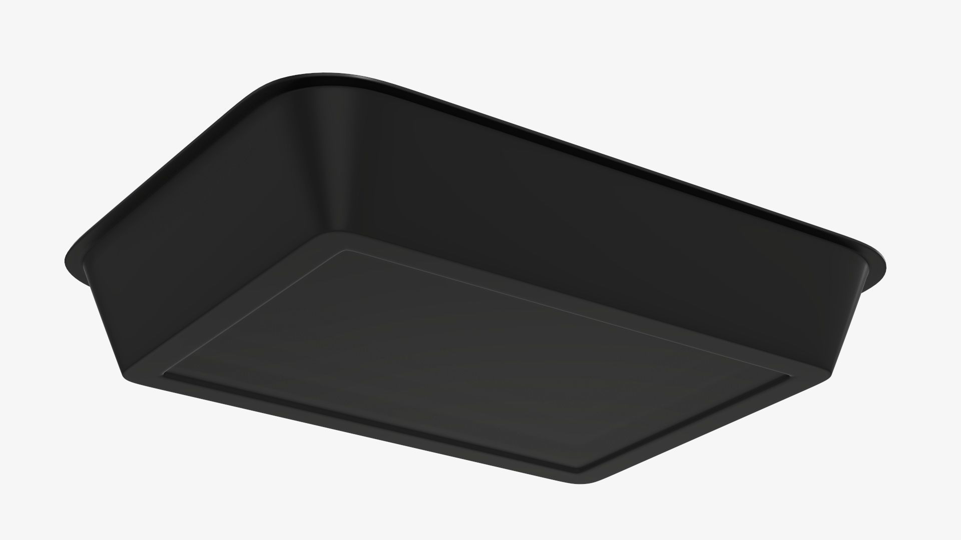 Plastic food container tray box with foil mockup 01 3D model_4