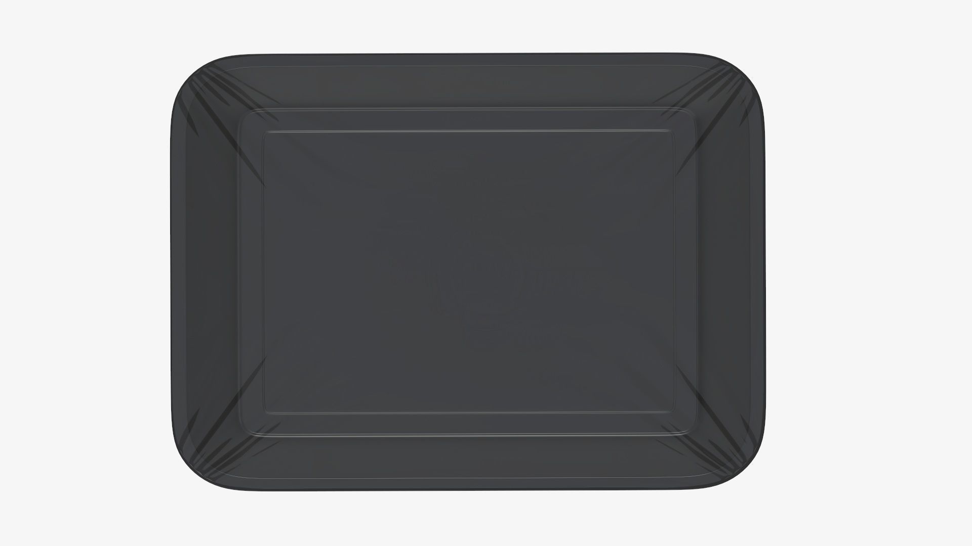 Plastic food container tray box with foil mockup 01 3D model_5