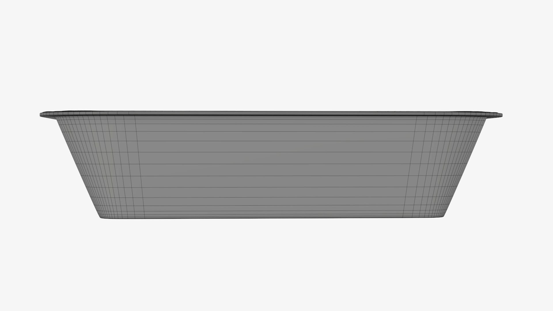 Plastic food container tray box with foil mockup 03 3D model_8