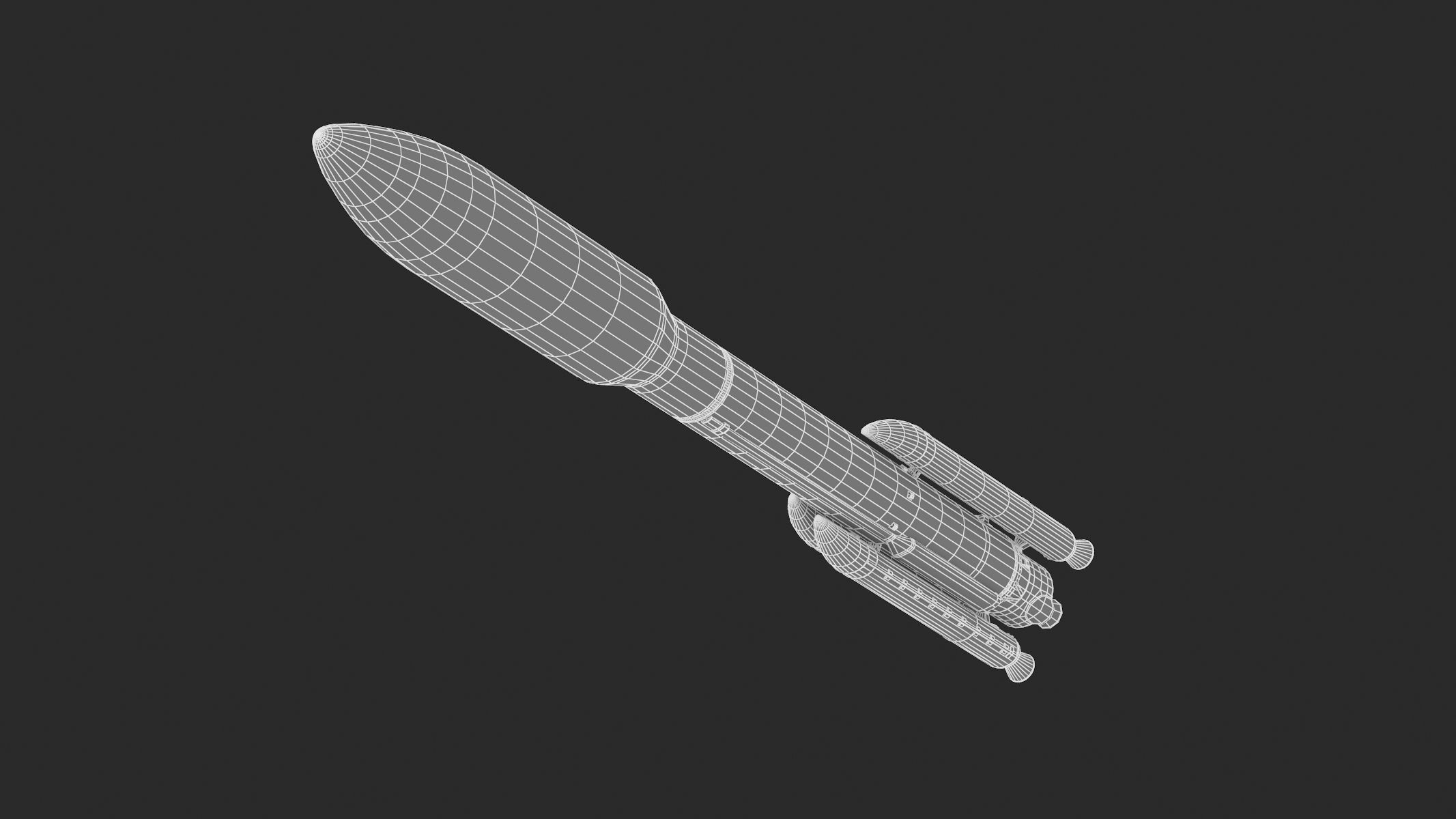 Atlas V 541 Mars Curiosity Rover Mission  3D model_12