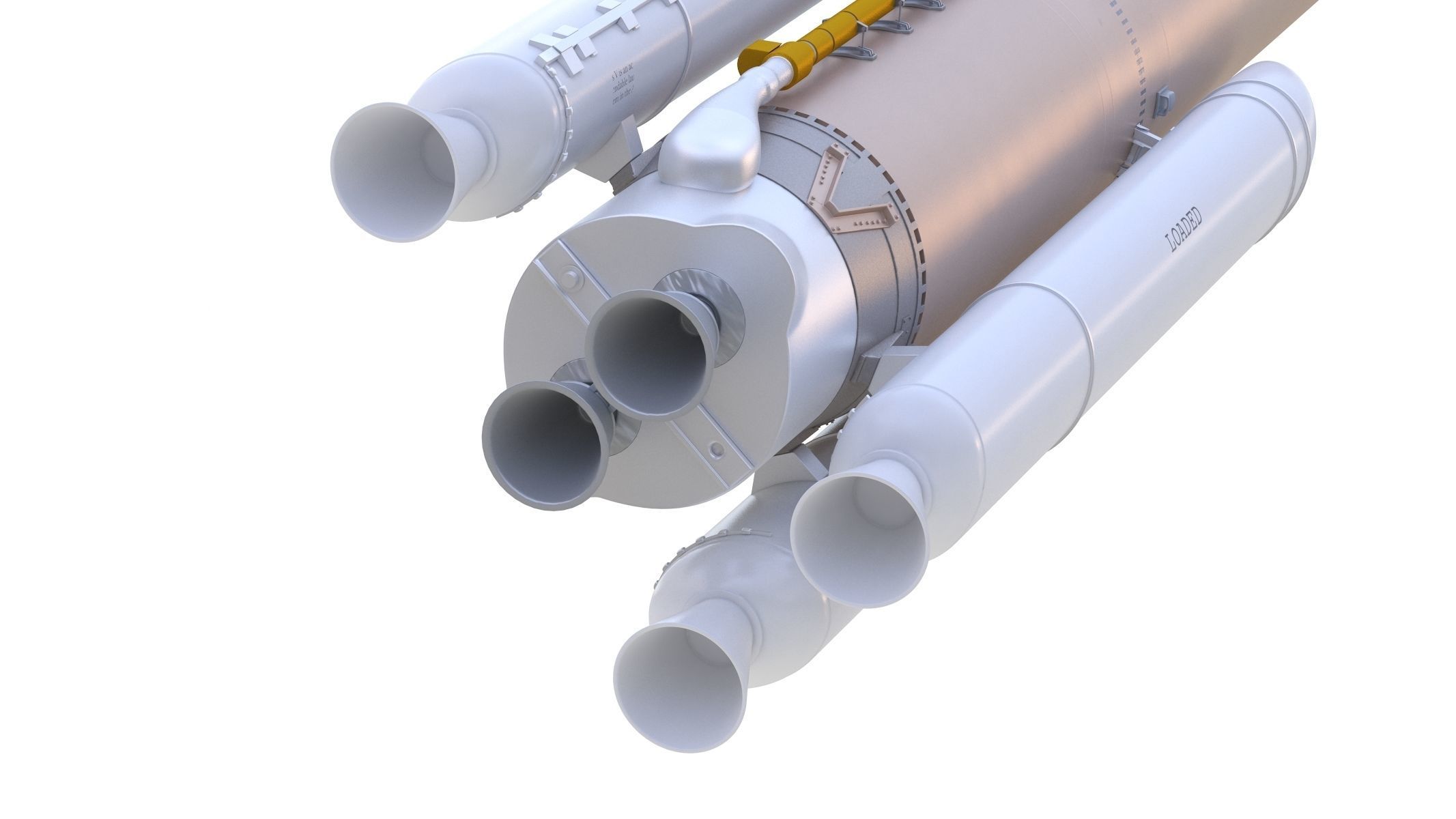 Atlas V 541 Mars Curiosity Rover Mission  3D model_9