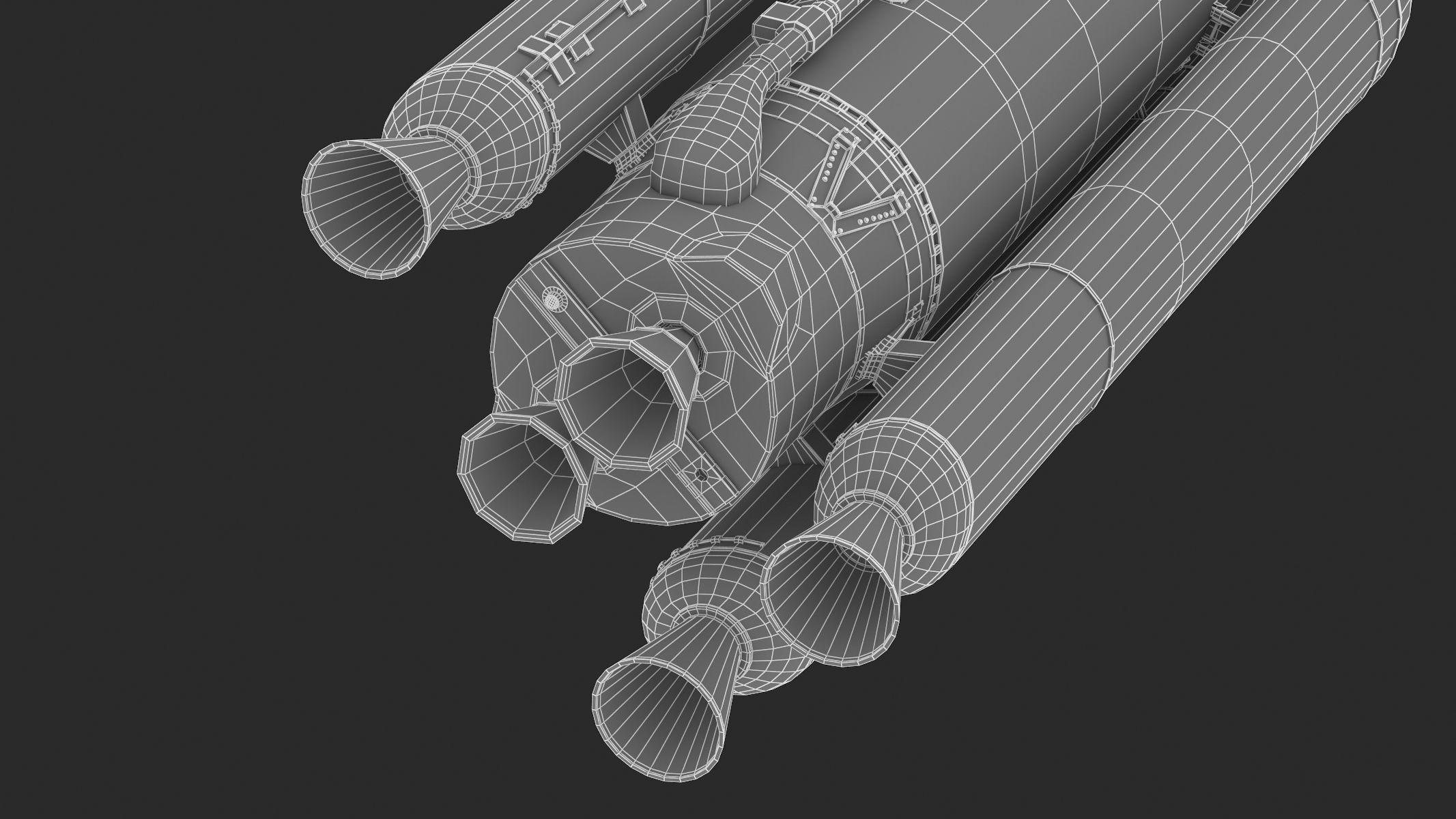 Atlas V 541 Mars Curiosity Rover Mission  3D model_19