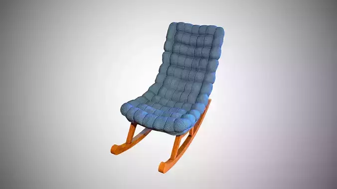 Rocking chair Free low-poly 3D model