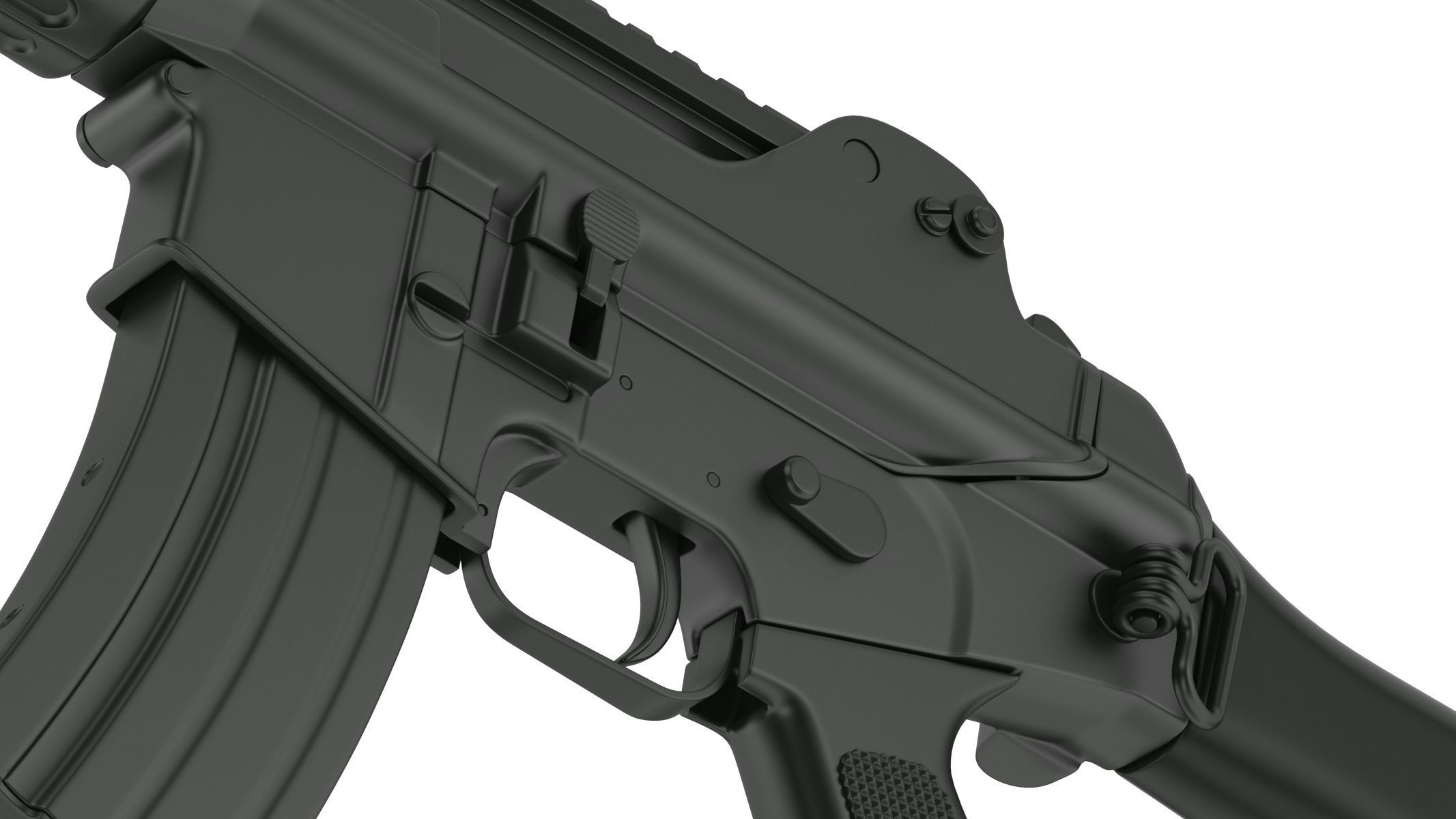 Daewoo Precision Industries K2 3D model_7