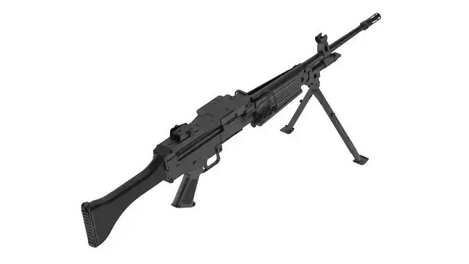 Daewoo Precision Industries K3 3D model Daewoo Precision Industries K3 3D model