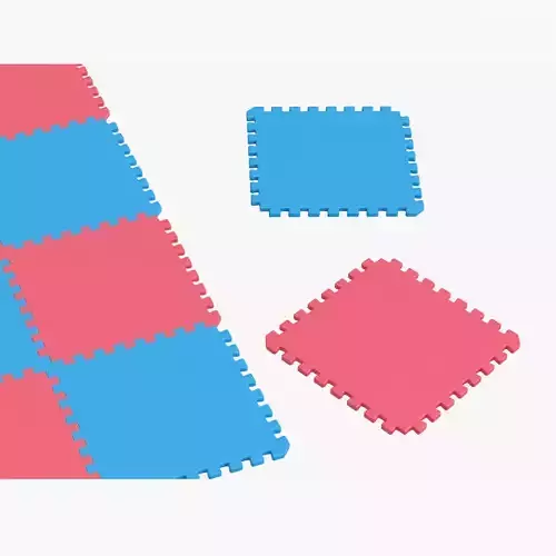 model Sport Tatami Taekwondo Mat Puzzle 3D model