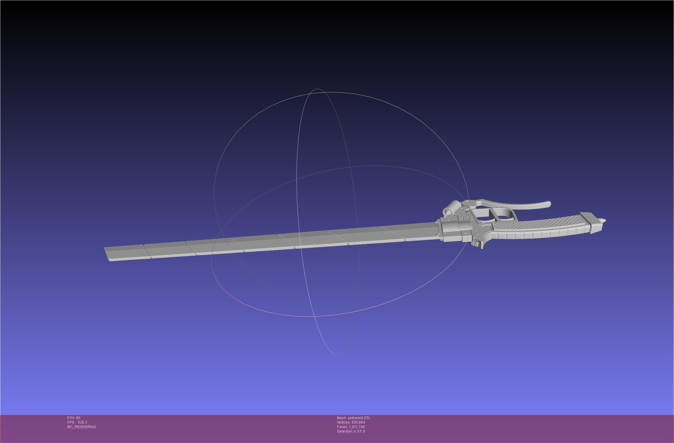 Attack On Titan Sword Printable Assembly Rework 3D print model_93